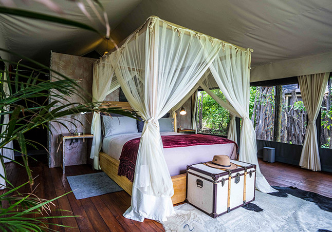 Khwai expeditions camp-queen luxury room